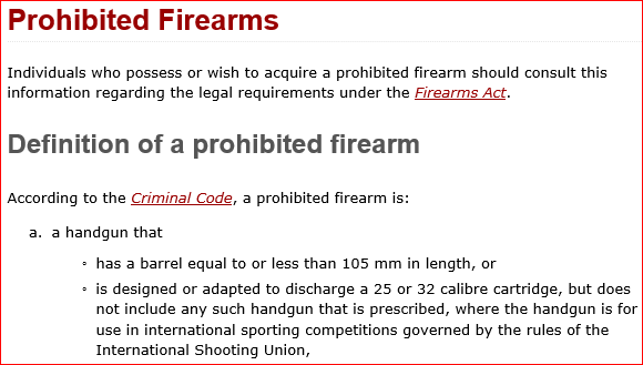 Briefing Note to Minister of Public Safety dated November 4, 2016: “The CFIS programming error affected 1,356 licences. The Canadian Firearm Information System (CFIS) amended the licence privileges of some clients from Section 12(7) to Section 12(6) of the Firearms Act at the time of renewal.” Excerpt from a RCMP 117-page response to ATIP Request […]