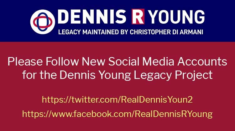 Dennis Young Legacy Project New Social Media Accounts