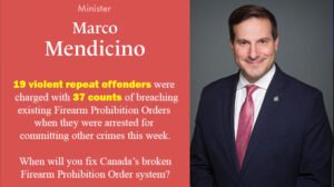 Marco Mendicino: Firearm Prohibition Order Violators for Week of March 19 - 26, 2022